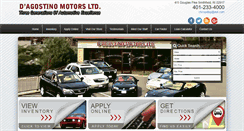 Desktop Screenshot of dagostinomotors.com