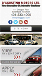 Mobile Screenshot of dagostinomotors.com